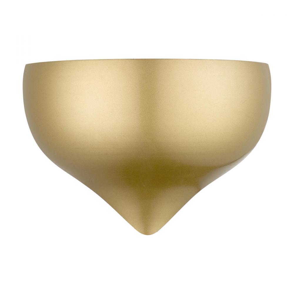 1 Light Soft Gold Wall Sconce