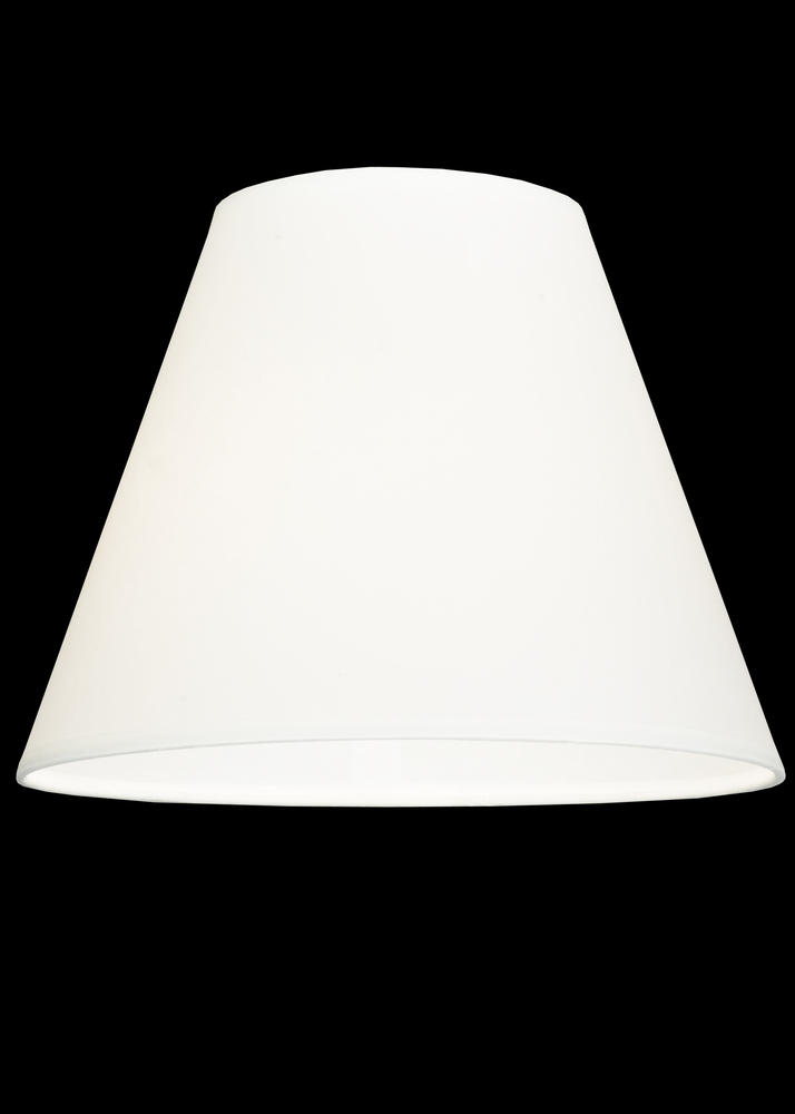 10"W X 7.75"H Parchment White Shade