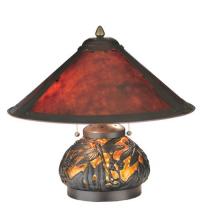 Meyda Green 118681 - 16" High Sutter Lighted Base Table Lamp