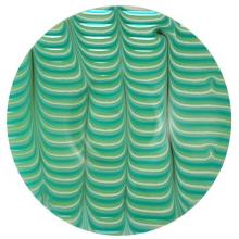 Meyda Green 129205 - 13.75"W Metro Fusion A Day At The Beach Glass Plate