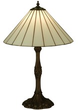 Meyda Green 137668 - 26.5"H Duncan White Table Lamp