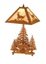 Meyda Green 15268 - 22"H Lone Deer Table Lamp
