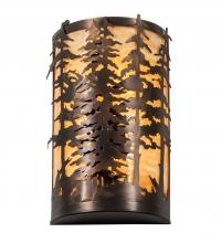 Meyda Green 219377 - 12" Wide Tall Pines Wall Sconce