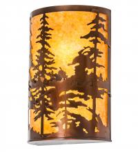 Meyda Green 224710 - 12" Wide Tall Pines Wall Sconce