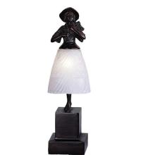 Meyda Green 24116 - 16" High Silhouette Lady with Bouquet Accent Lamp