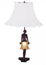 Meyda Green 24172 - 17"H Silhouette 30's Lady Accent Lamp