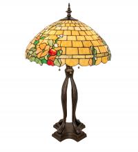 Meyda Green 253006 - 33" High Duffner & Kimberly Hollyhock Table Lamp