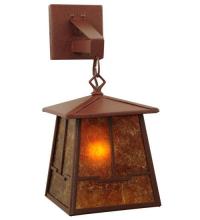 Meyda Green 47748 - 7"W Bungalow Valley View Hanging Wall Sconce
