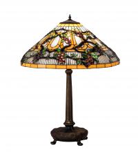 Meyda Green 65301 - 31" High Jeweled Grape Table Lamp