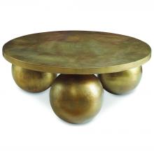 Uttermost 26000 - Uttermost Triplet Antique Brass Coffee Table