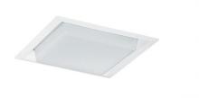 Juno 71 WH - 10" Square Trim Drop Opal A19/21 - **DISCONTINUED - NO LONGER AVAILABLE**