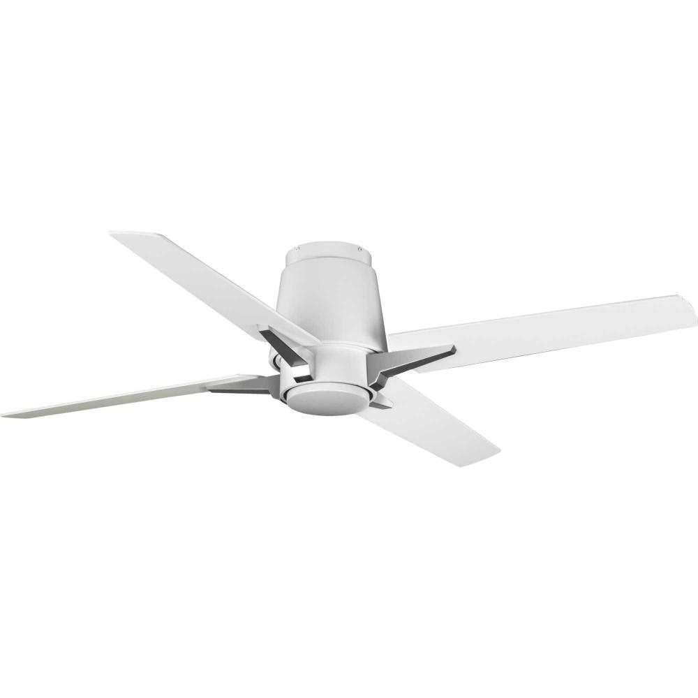 Lindale Collection 52" Four-Blade Satin White Ceiling Fan