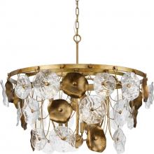 Progress P400365-204 - Loretta Collection 28.25 in. Nine-Light Gold Ombre Transitional Chandelier