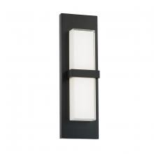 WAC US WS-W21116-30-BK - BANDEAU Outdoor Wall Sconce Light