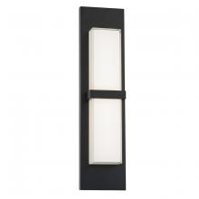 WAC US WS-W21122-30-BK - BANDEAU Outdoor Wall Sconce Light