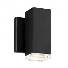 WAC US WS-W61806-BK - Block LED Outdoor Wall Sconce