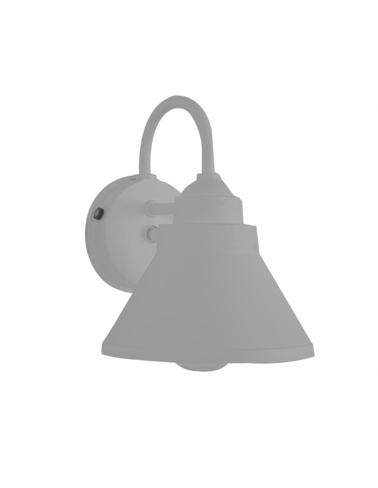 Resilience 1 Light Outdoor Lantern with Motion Sensor in Textured White