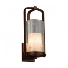 Justice Design Group ALR-7584W-10-DBRZ - Atlantic Large Outdoor Wall Sconce