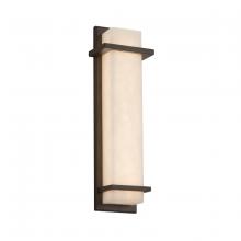 Justice Design Group CLD-7614W-DBRZ - Monolith 20" LED Outdoor/Indoor Wall Sconce