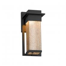 Justice Design Group FSN-7541W-MROR-MBLK - Pacific Small Outdoor LED Wall Sconce