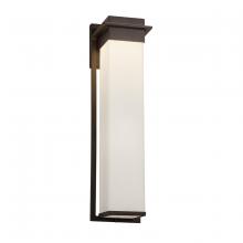 Justice Design Group FSN-7545W-OPAL-DBRZ - Pacific 24" LED Outdoor Wall Sconce