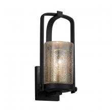 Justice Design Group FSN-7581W-10-MROR-MBLK - Atlantic Small Outdoor Wall Sconce