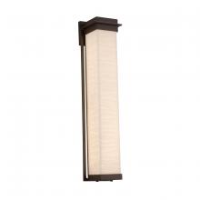 Justice Design Group PNA-7545W-WAVE-DBRZ - Pacific 24" LED Outdoor Wall Sconce