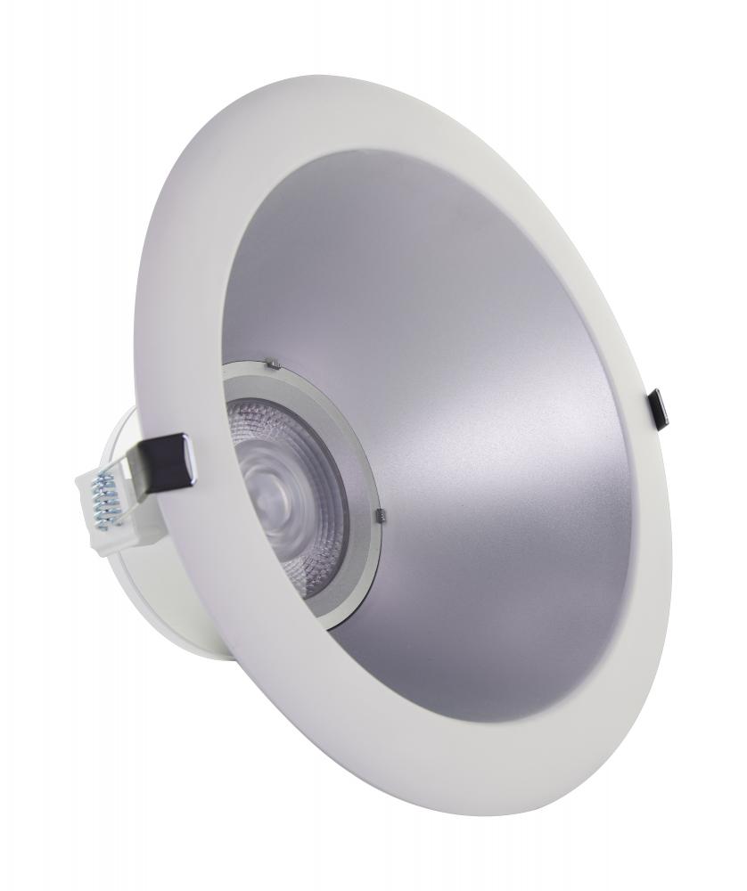 46 Watt Commercial LED Downlight; 10 in.; Color Adjustable; Lumen Adjustable; 120-277 volt