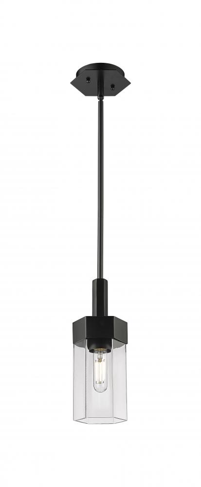 Claverack - 1 Light - 6 inch - Matte Black - Pendant