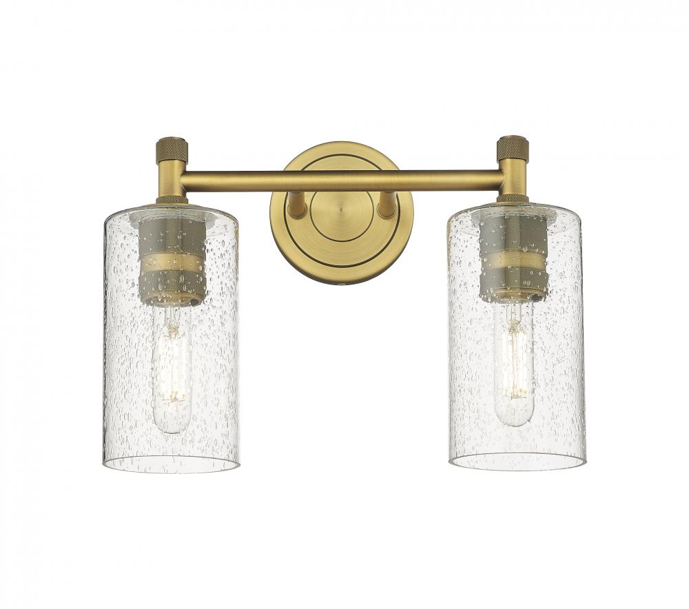 Crown Point - 2 Light - 14 inch - Brushed Brass - Bath Vanity Light
