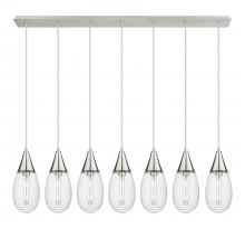 Innovations Lighting 127-450-1P-PN-G450-6SCL - Malone - 7 Light - 50 inch - Polished Nickel - Linear Pendant