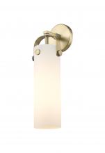 Innovations Lighting 413-1W-BB-G413-1W-4WH - Pilaster - 1 Light - 5 inch - Brushed Brass - Sconce