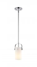 Innovations Lighting 423-1S-PC-G423-7WH - Pilaster II Cylinder - 1 Light - 5 inch - Polished Chrome - Pendant