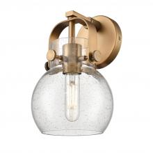 Innovations Lighting 423-1W-BB-G410-6SDY - Pilaster II Sphere - 1 Light - 7 inch - Brushed Brass - Sconce