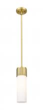 Innovations Lighting 428-1S-BB-G428-12WH - Bolivar - 1 Light - 5 inch - Brushed Brass - Pendant