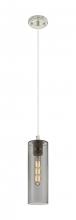 Innovations Lighting 434-1P-PN-G434-12SM - Crown Point - 1 Light - 5 inch - Polished Nickel - Pendant