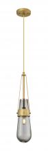 Innovations Lighting 452-1P-BB-G452-4SM - Milan - 1 Light - 4 inch - Brushed Brass - Pendant