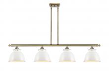 Innovations Lighting 516-4I-AB-M14-W - Adirondack - 4 Light - 48 inch - Antique Brass - Cord hung - Island Light