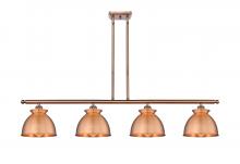 Innovations Lighting 516-4I-AC-M14-AC - Adirondack - 4 Light - 48 inch - Antique Copper - Cord hung - Island Light