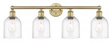 Innovations Lighting 616-4W-BB-G558-6CL - Bella - 4 Light - 33 inch - Brushed Brass - Bath Vanity Light