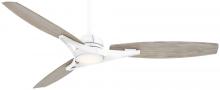 Minka-Aire F742L-WHF - 65" Ceiling Fan With Light Kit For Outdoor Use LED Light