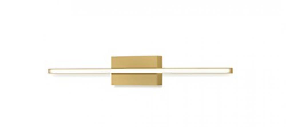 Vega Minor 24-in Brushed Gold LED Wall Sconce