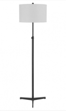 CAL Lighting BO-3021FL - 150W 3 way Rolla metal floor lamp with hardback fabric shade