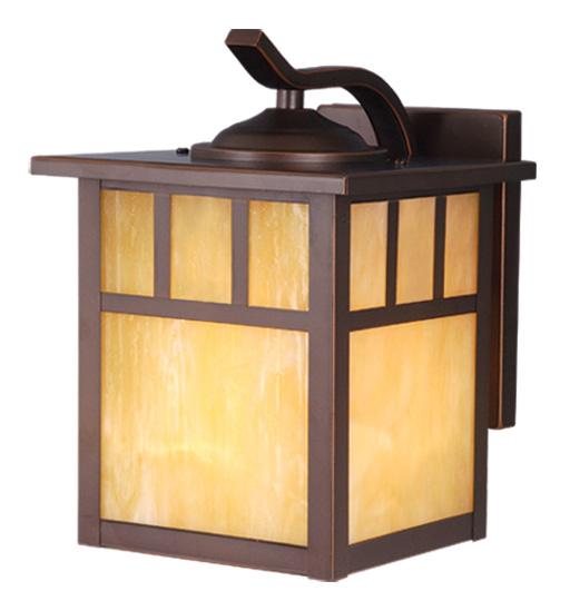Mission 7.25-in Outdoor Wall Light Burnished Bronze