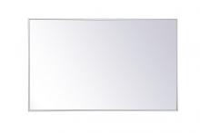 Elegant MR43048WH - Metal Frame Rectangle Mirror 30 Inchx48 Inch in White