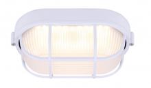 Canarm LOL386WH - LED Outdoor Light, Frosted Glass, 12W Integrated LED, 750 Lumens, 4.5inch W x 4