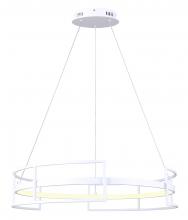 Canarm LCH231A24WH - AMORA, LCH231A24WH, MWH Color, 24" Width Cable LED Chandelier, Silicone Rubber, 33W LED (Integra