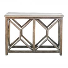 Uttermost 25811 - Uttermost Catali Ivory Stone Console Table
