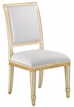 Currey 7000-0151 - Ines Muslin Ivory Chair